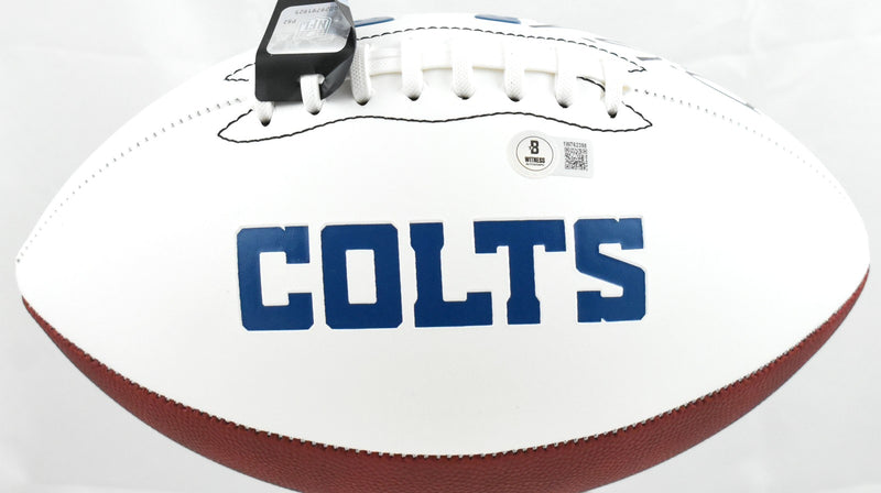 DJ Giddens Autographed Indianapolis Colts Logo Football