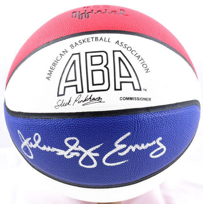 Julius Erving Autographed ABA Basketball