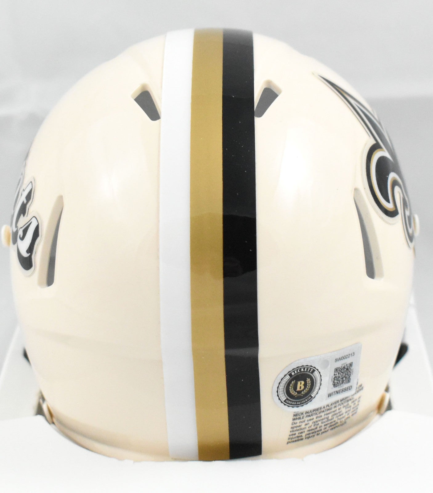 Drew Brees Signed New Orleans Saints Retro Speed Mini Helmet