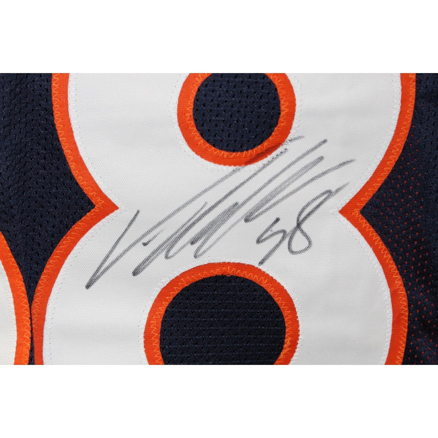 Von Miller Autographed Custom Blue Football Jersey (Beckett Witnessed)