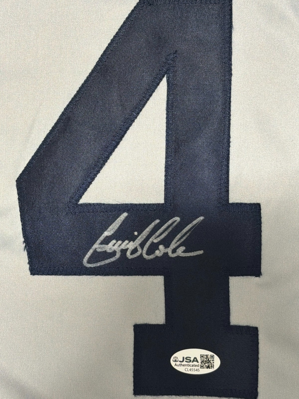Gerrit Cole Autographed New York Yankees Custom Jersey