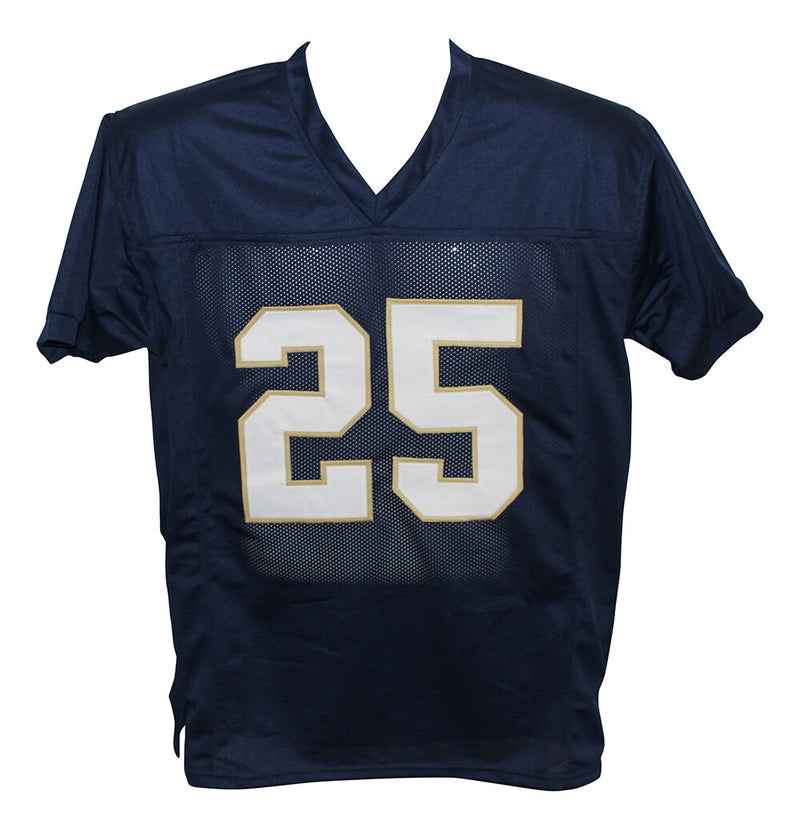 Rocket Ismail Signed Notre Dame Style Custom Jersey (Beckett BAS)