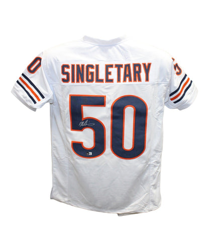 Mike Singletary Autographed Chicago Bears Pro Style Jersey - White