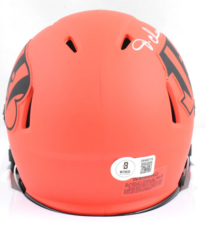 Ja'Marr Chase Signed Cincinnati Bengals Rave Speed Mini Helmet