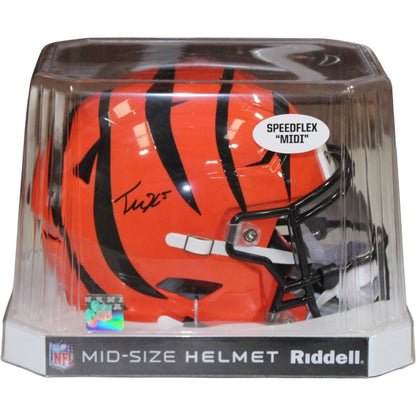 Tee Higgins Autographed Cincinnati Bengals Mid-Size Helmet