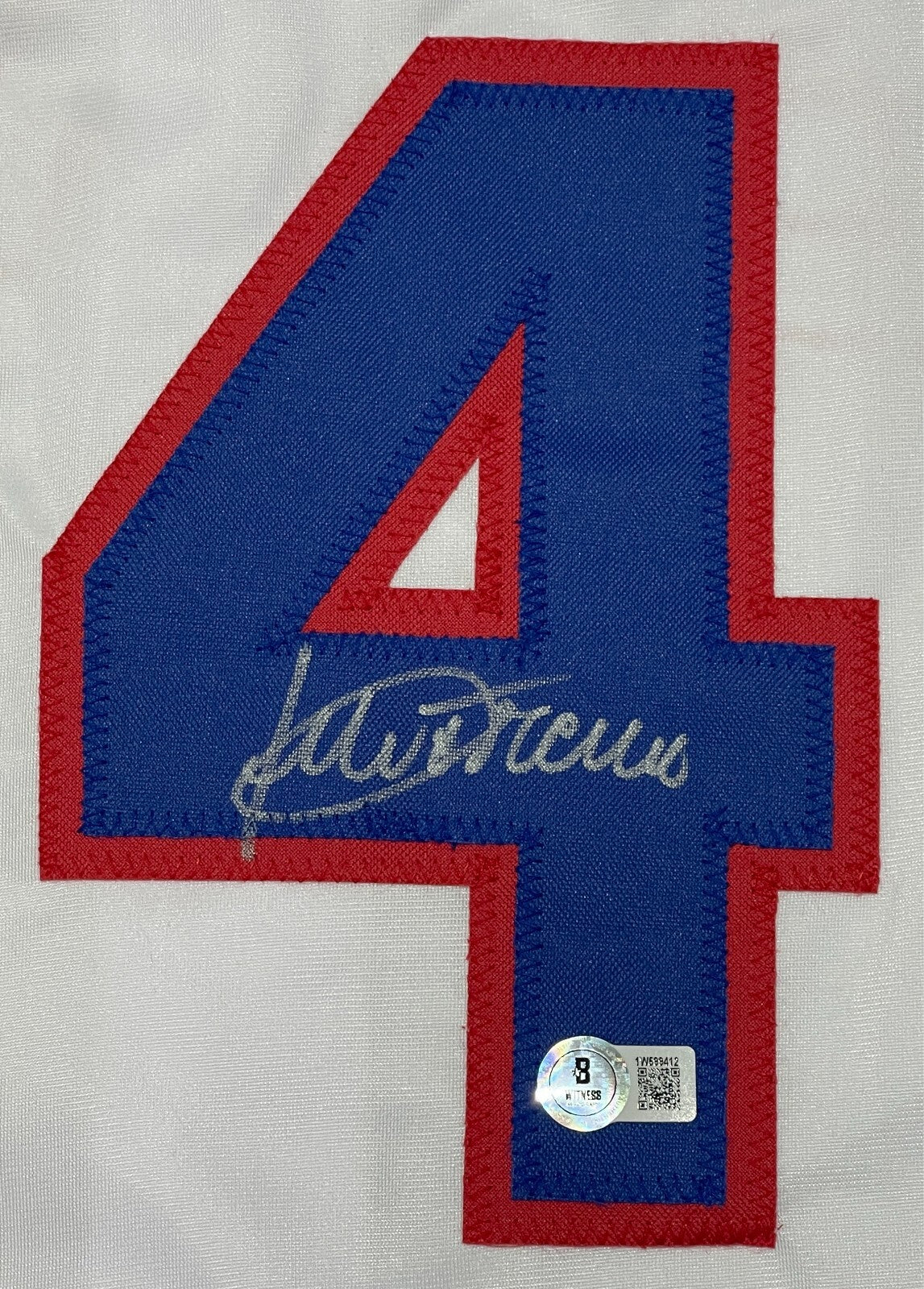 Julio Franco Signed Texas Rangers Custom Baseball Jersey - Beckett COA