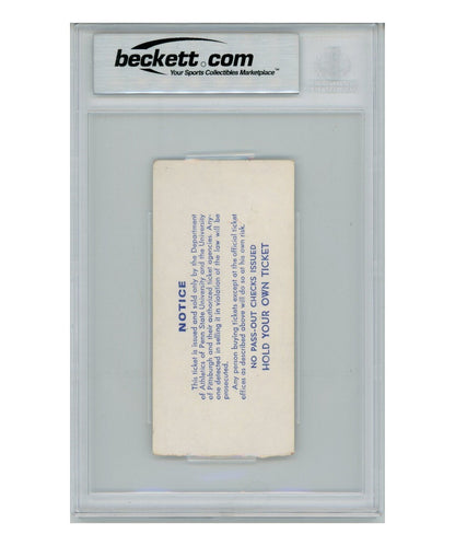 Tony Dorsett Signed Pittsburgh Panthers Ticket Stub (Heisman Inscription)