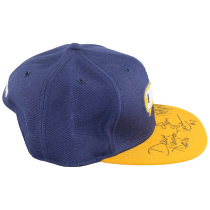 Hanson Brothers Slap Shot Autographed Charlestown Chiefs Snapback Hat