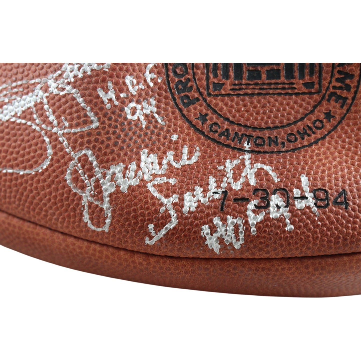NFL Hall of Fame Class of 1994 Multi-Signed Autographed Football