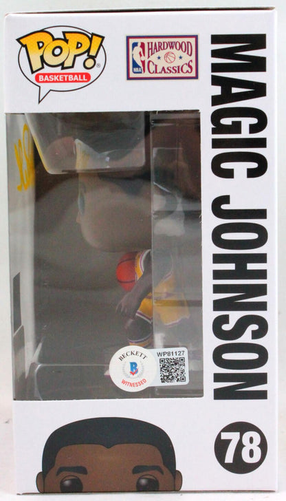 Magic Johnson Autographed Los Angeles Lakers Funko Pop Figurine #78