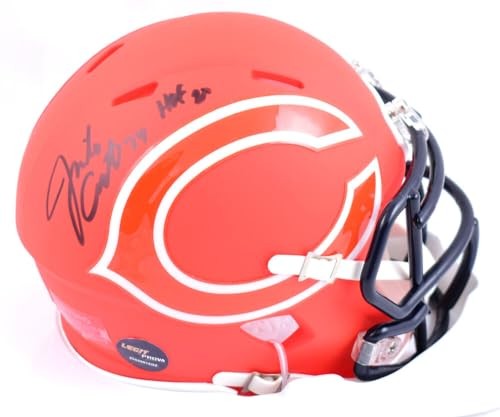 Jimbo Covert Signed Chicago Bears Amp Speed Mini Helmet (HOF Inscription)
