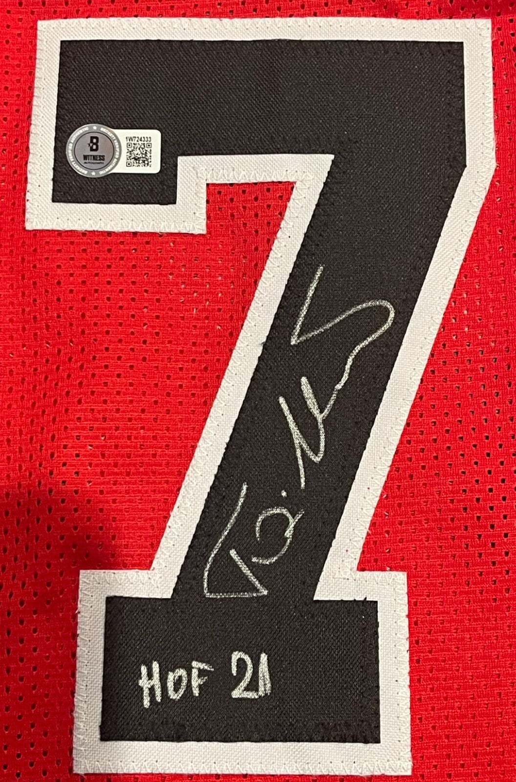 Toni Kukoc Chicago Bulls Signed Custom Basketball Jersey HOF 21 BAS