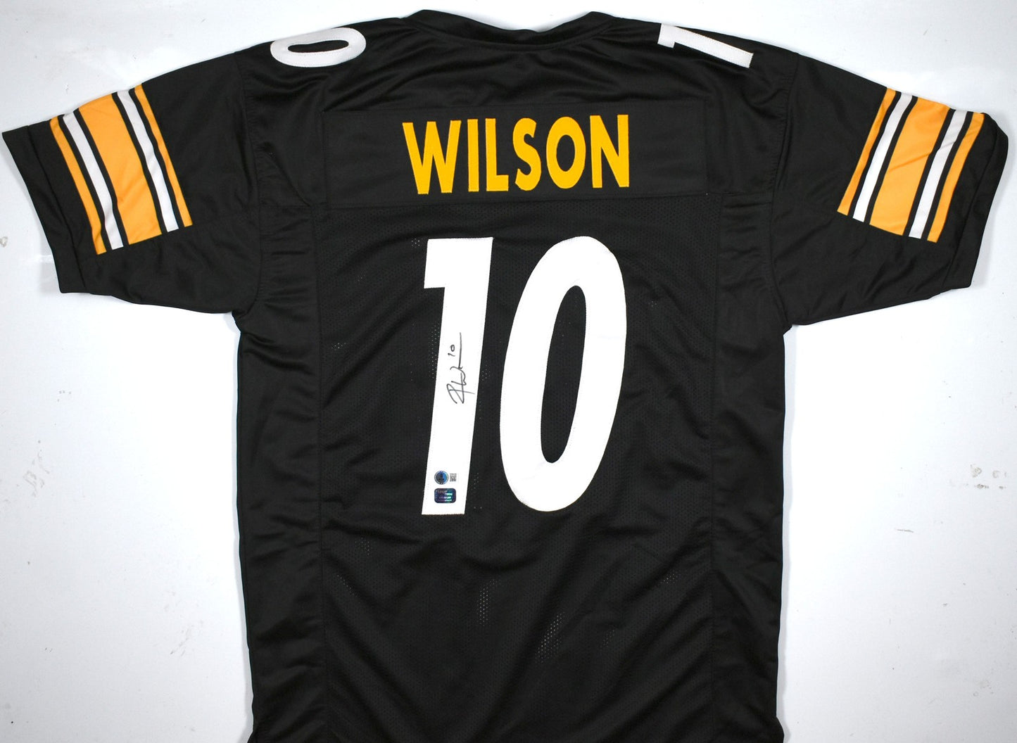 Roman Wilson Autographed Custom Black Football Jersey