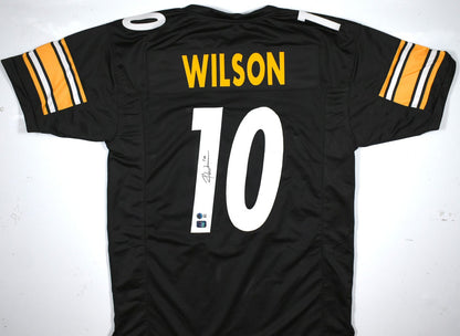 Roman Wilson Autographed Custom Black Football Jersey
