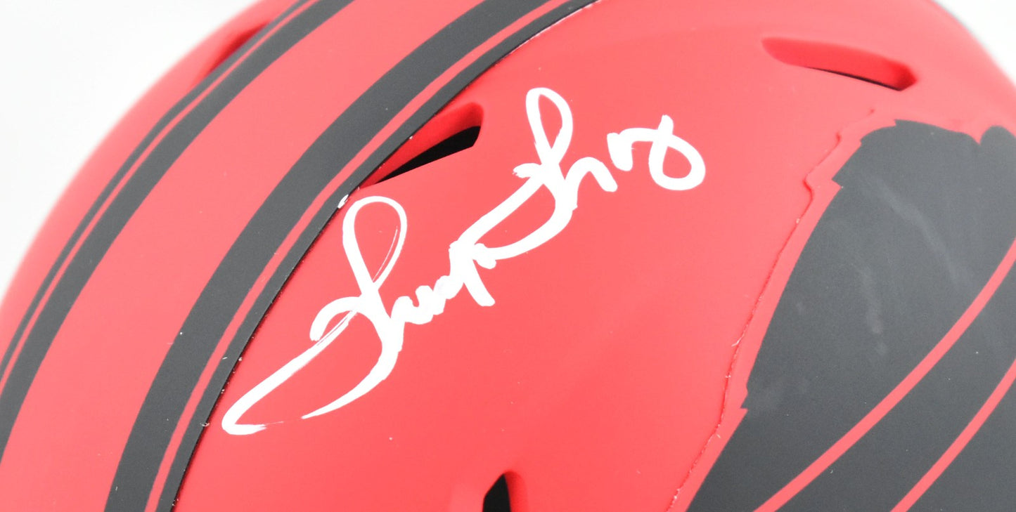 Thurman Thomas Signed Buffalo Bills Rave Speed Mini Helmet