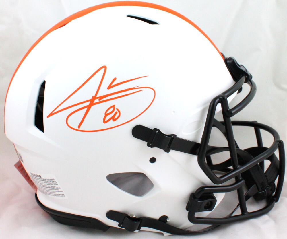 Jarvis Landry Signed Cleveland Browns Full Size Speed Authentic Lunar Helmet