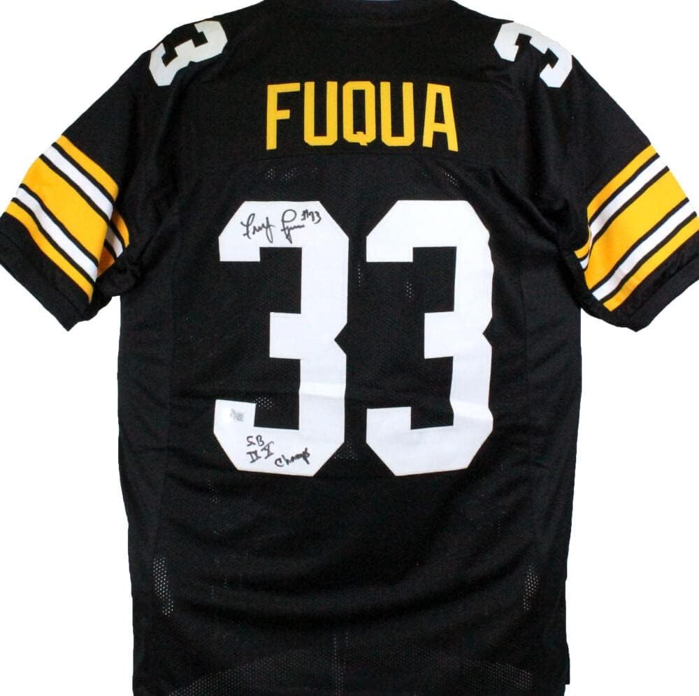 Frenchy Fuqua Signed Pittsburgh Steelers Style Custom Jersey