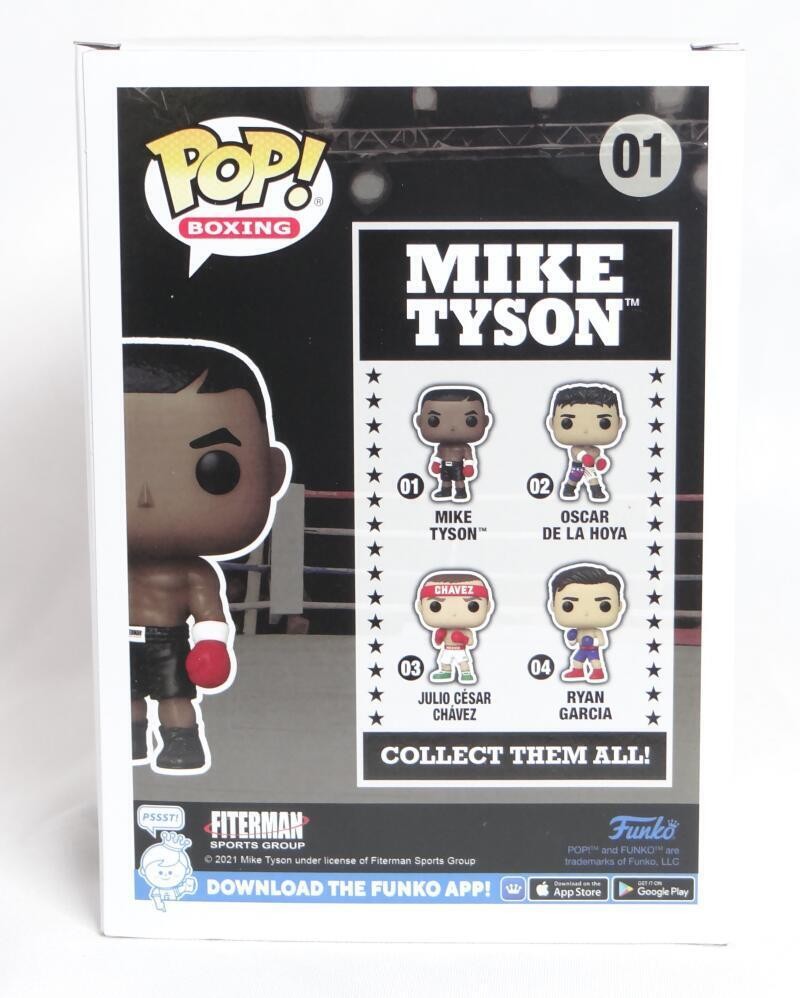 Mike Tyson Signed Funko Pop Figurine #01 - Beckett Witnessed