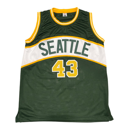 Jack Sikma Signed Seattle Sonics Custom Jersey (HOF 19) Beckett COA