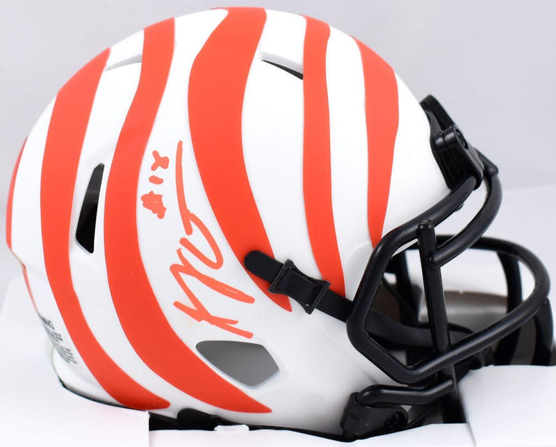 AJ Green Signed Cincinnati Bengals Lunar Speed Mini Helmet