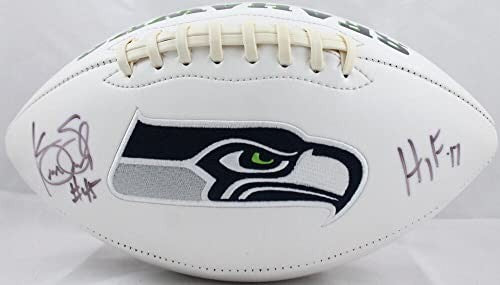 Kenny Easley Signed Seattle Seahawks Logo Football HOF 17