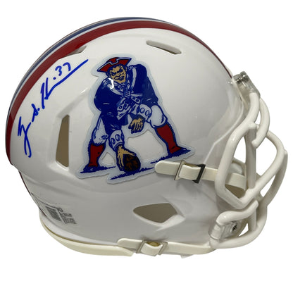 Rodney Harrison Signed New England Patriots Throwback Mini Helmet (Beckett)
