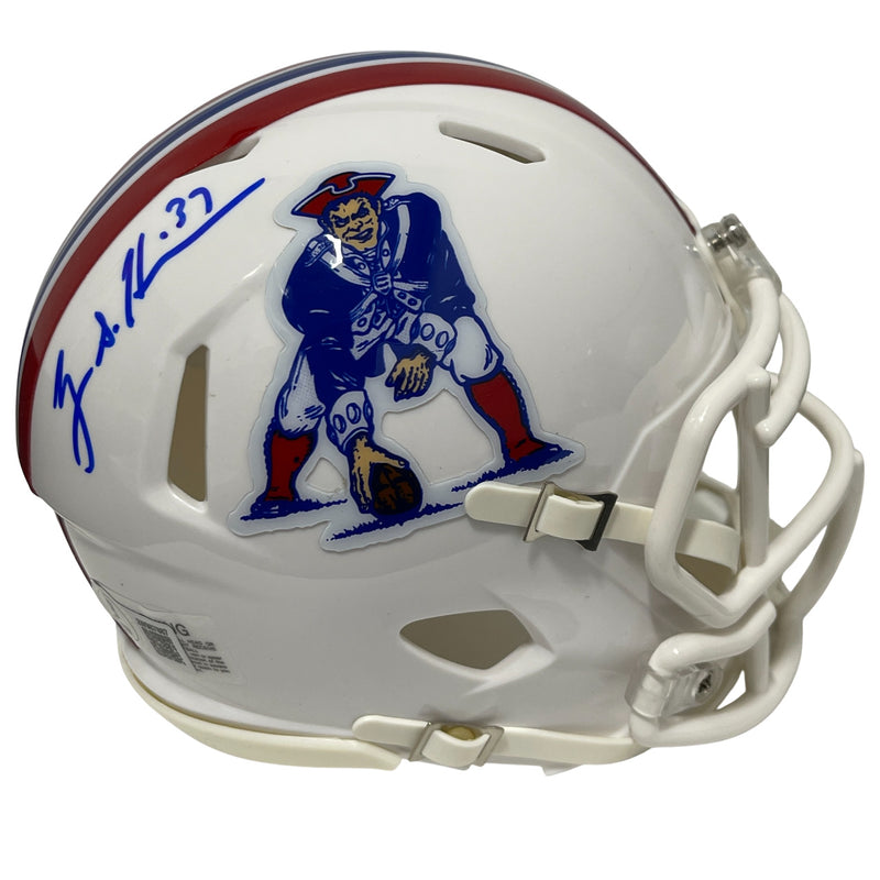 Rodney Harrison Signed New England Patriots Throwback Mini Helmet (Beckett)