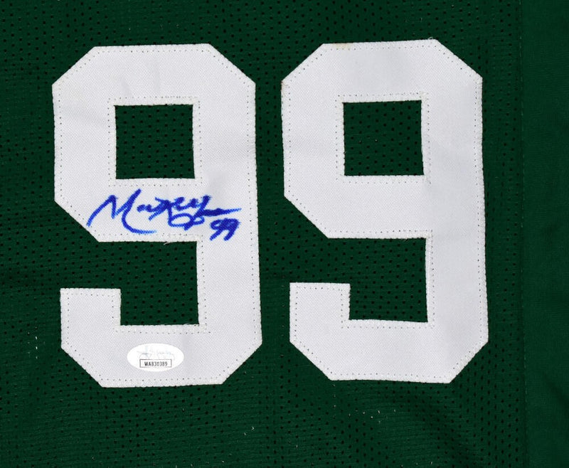 Sack Exchange Signed New York Jets Green Custom Jersey