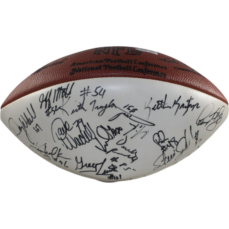 John Elway & Joe Namath Signed Denver Broncos 1991 Team Multi-Signed Football