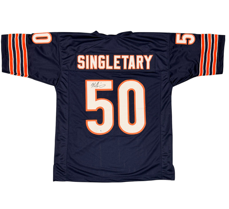 Mike Singletary Chicago Bears Signed Custom Jersey (JSA Witness COA)