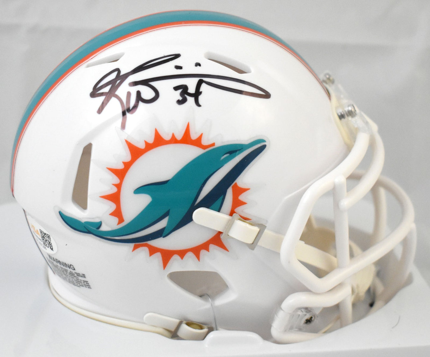Ricky Williams Signed Miami Dolphins Speed Mini Helmet