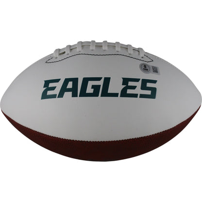 AJ Brown Autographed Philadelphia Eagles Logo Football