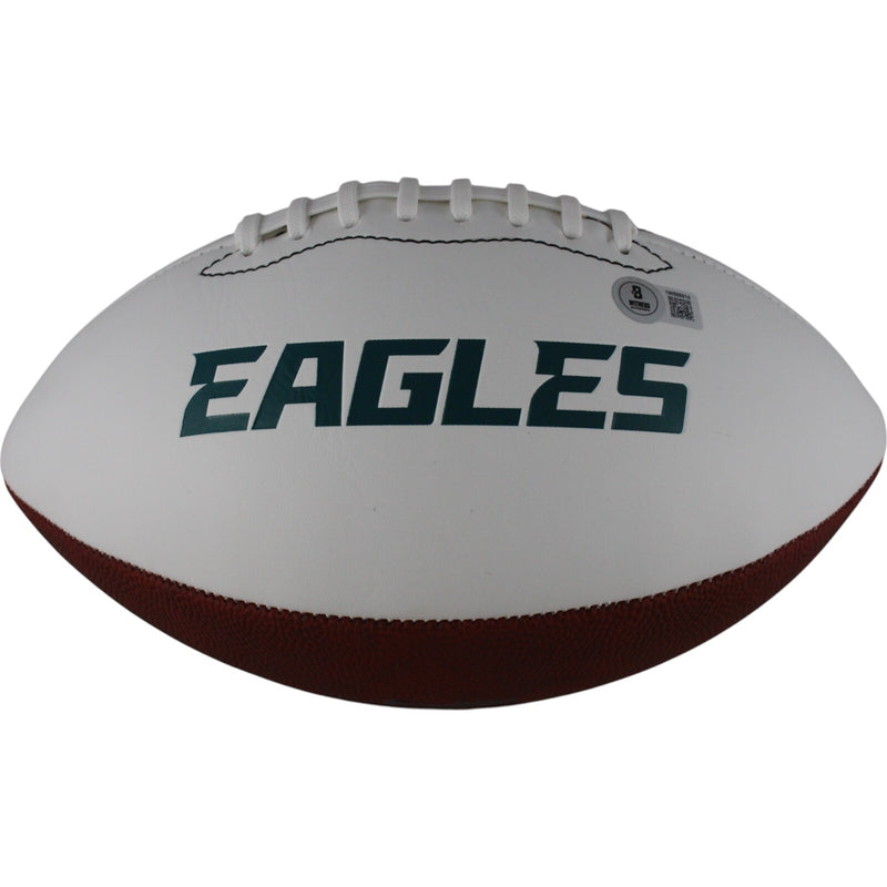 AJ Brown Autographed Philadelphia Eagles Logo Football