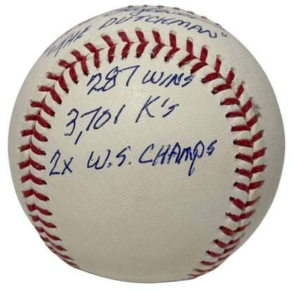 Bert Blyleven Signed ROMLB Baseball with 5 Stat Inscriptions