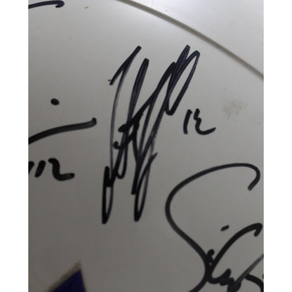 George Blanda, Paul Krause & Multi-Signed NFL Alumni Full Size 2-Bar Helmet