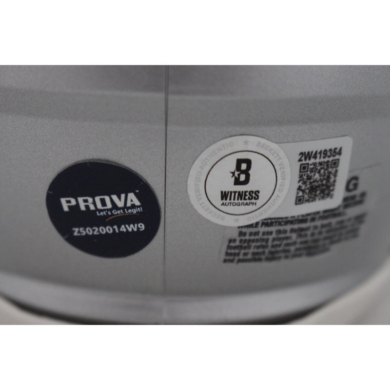 Randy Moss Signed New England Patriots Speed Mini Helmet