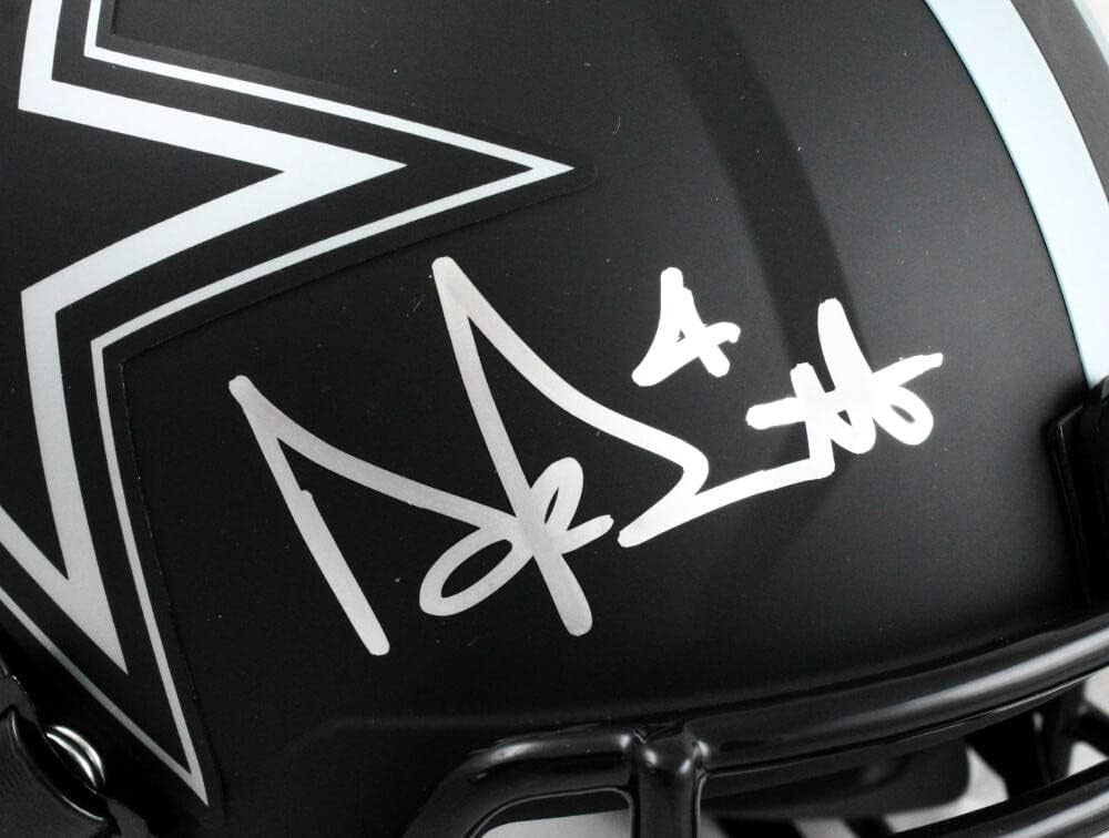 Dak Prescott Autographed Dallas Cowboys Full Size Eclipse Helmet