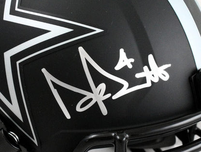 Dak Prescott Autographed Dallas Cowboys Full Size Eclipse Helmet
