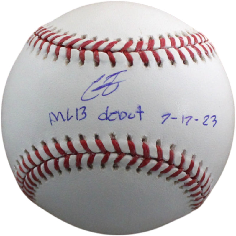 Christian Encarnacion-Strand Signed Cincinnati Reds MLB Baseball - MLB Debut