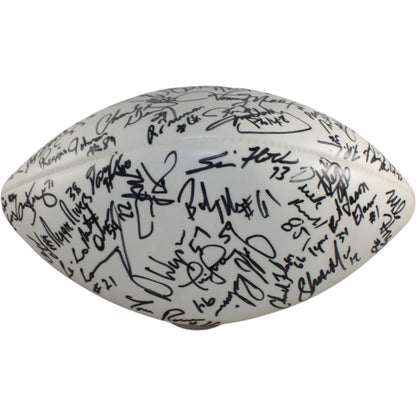 Shannon Sharpe & Pat Bowlen Denver Broncos Multi-Signed 1999 Team Football