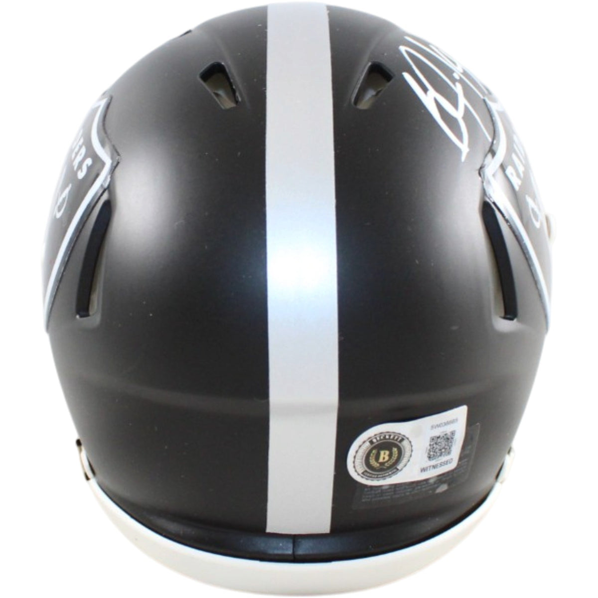 Bo Jackson Autographed Las Vegas Raiders Blaze Mini Helmet