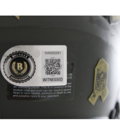 Torry Holt Signed Los Angeles Rams 2025 Salute to Service Mini Helmet