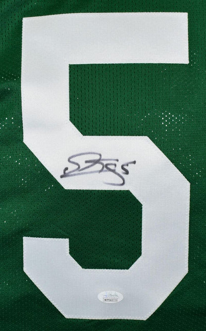 Donovan McNabb Autographed Light Green Custom Jersey