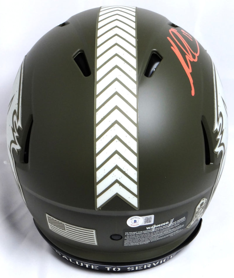 Mike Evans Signed Tampa Bay Buccaneers Salute to Service Full Size Helmet