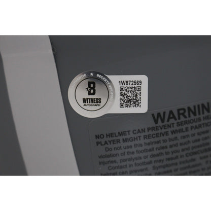 Emmitt Smith Dallas Cowboys Autographed Full Size Authentic Slate Helmet