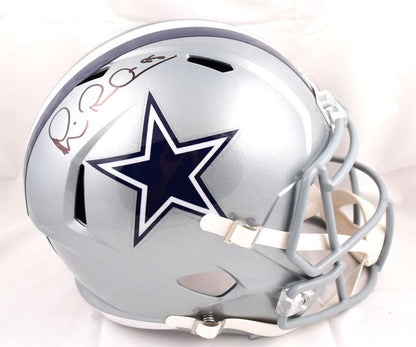 Michael Irvin Signed Dallas Cowboys Full Size Speed Helmet - Black Edition