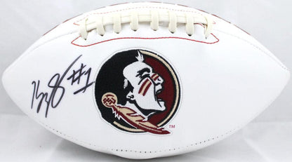 Kelvin Benjamin Autographed Florida State Seminoles Logo Football