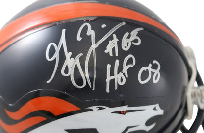 Gary Zimmerman Denver Broncos Signed VSR4 Throwback Mini Helmet (HOF)