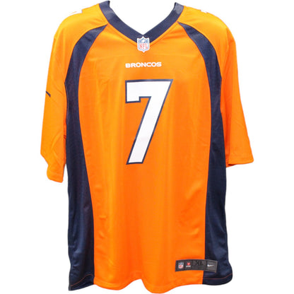John Elway Denver Broncos Autographed Orange Nike Jersey