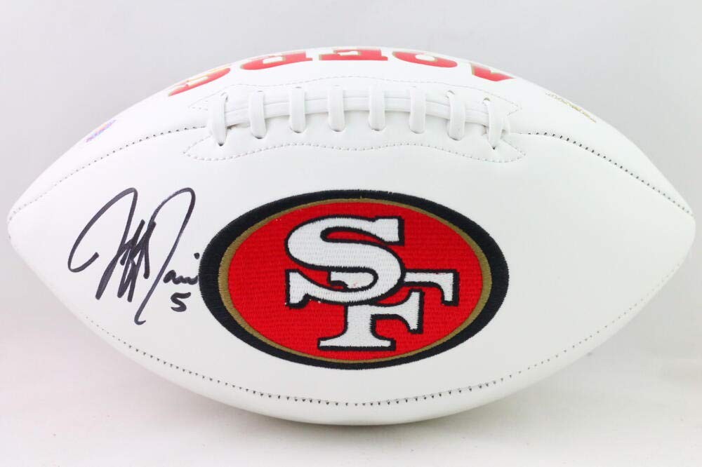 Jeff Garcia Signed San Francisco 49ers Logo Football